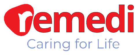 Remedi logo - Caring for Life